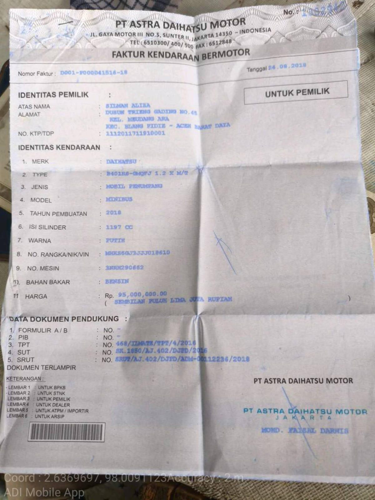 DAIHATSU  SIGRA  1.2 X