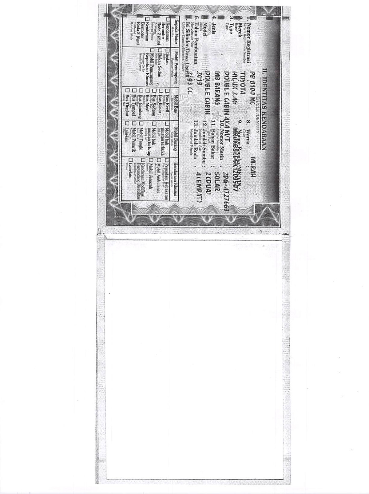 TOYOTA HILUX 2.4G DC 4X4