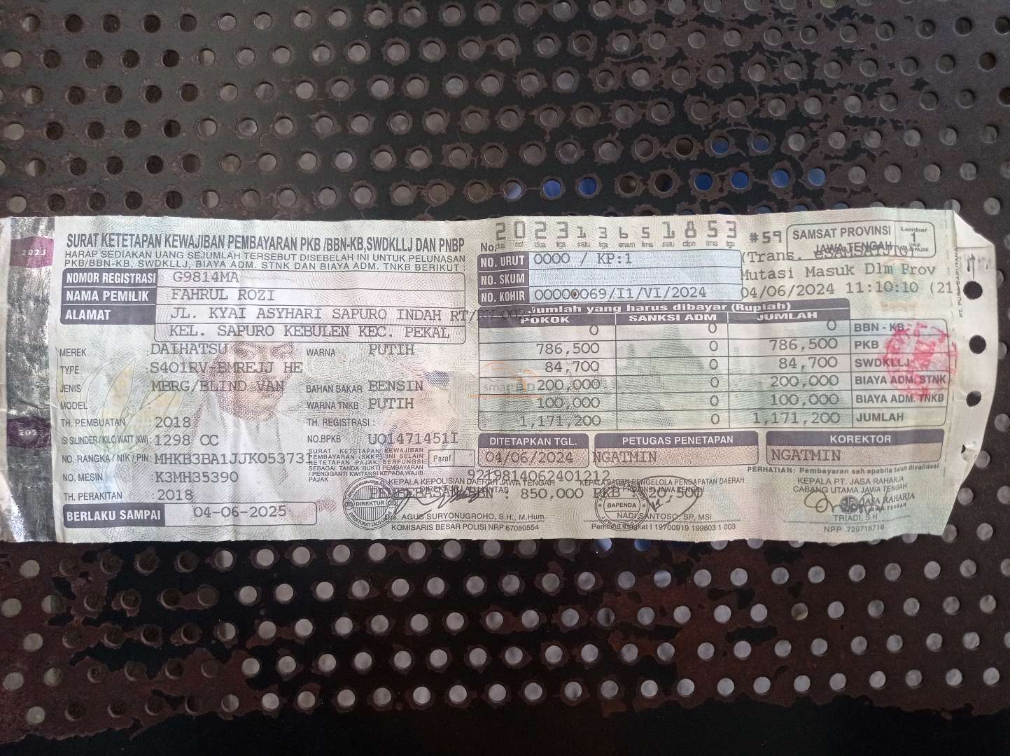 DAIHATSU GRAN MAX BLIND VAN