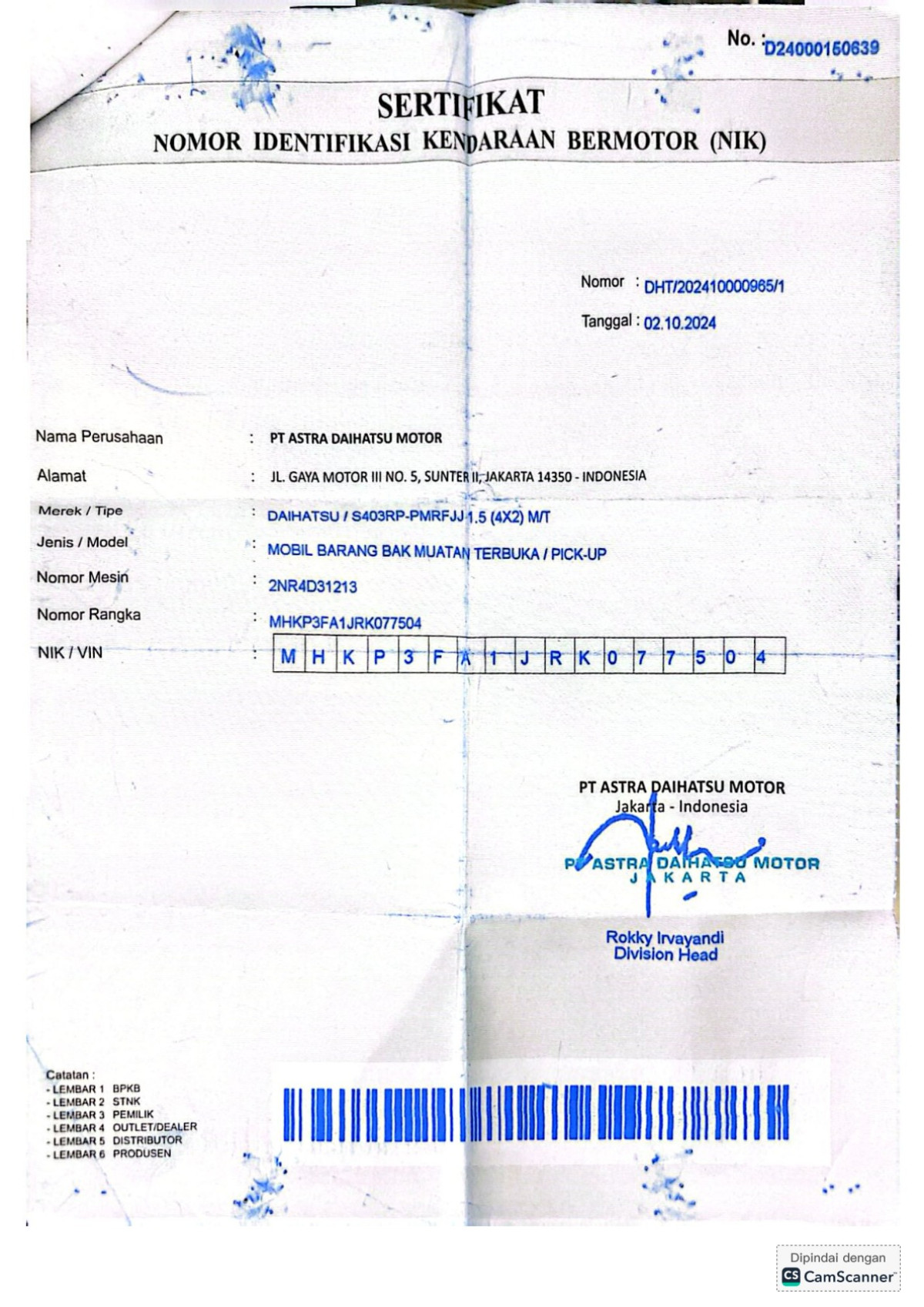 DAIHATSU GRAN MAX  PICK-UP