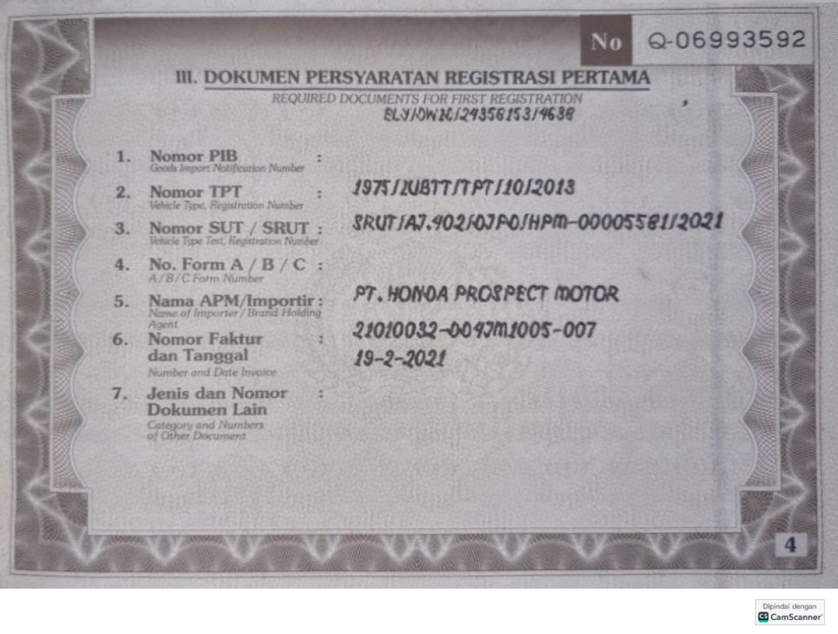 HONDA MOBILIO DD4 1.5E