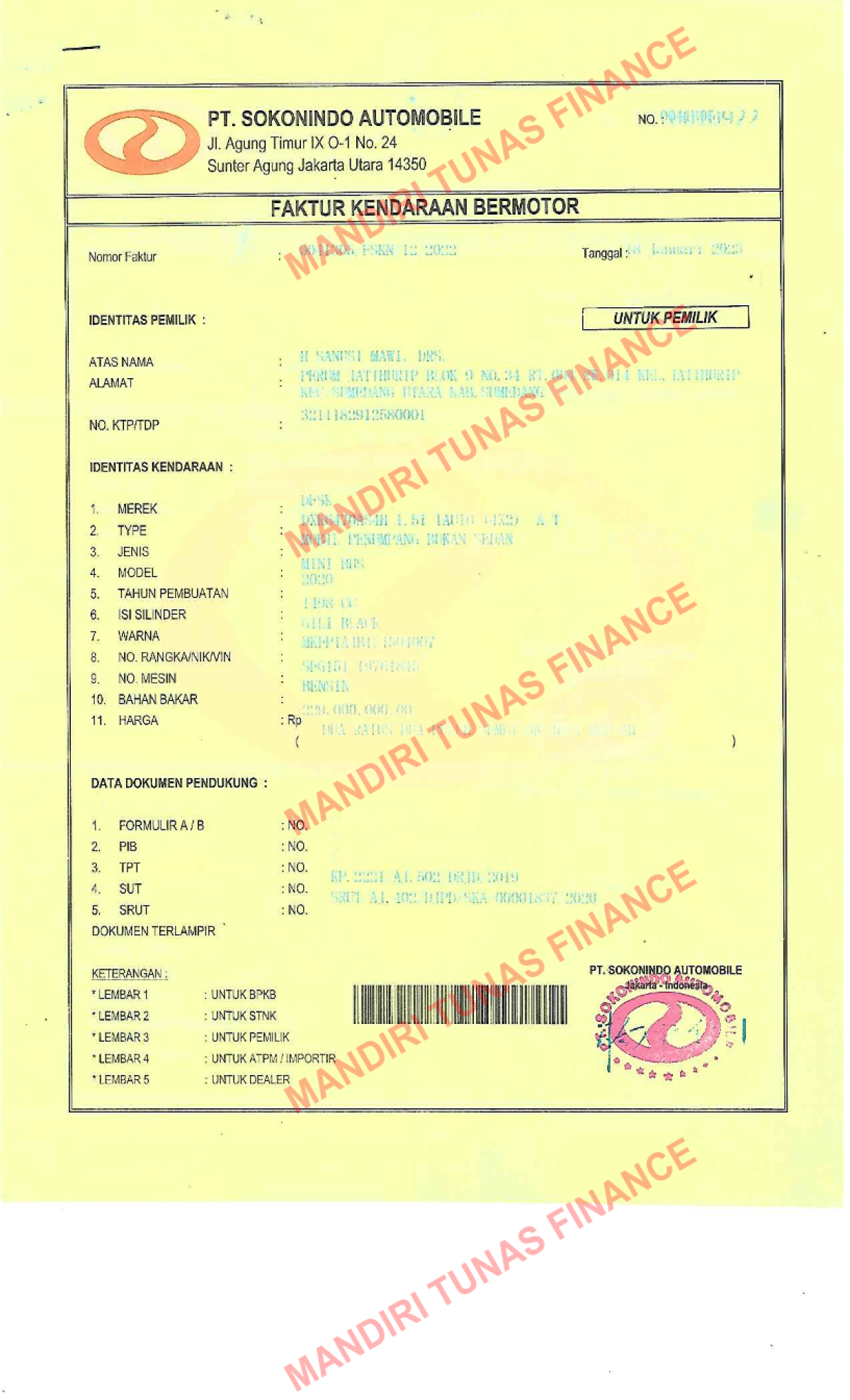 DFSK  DXK 6470AS4H 1.5T IAUTO 4X2AT