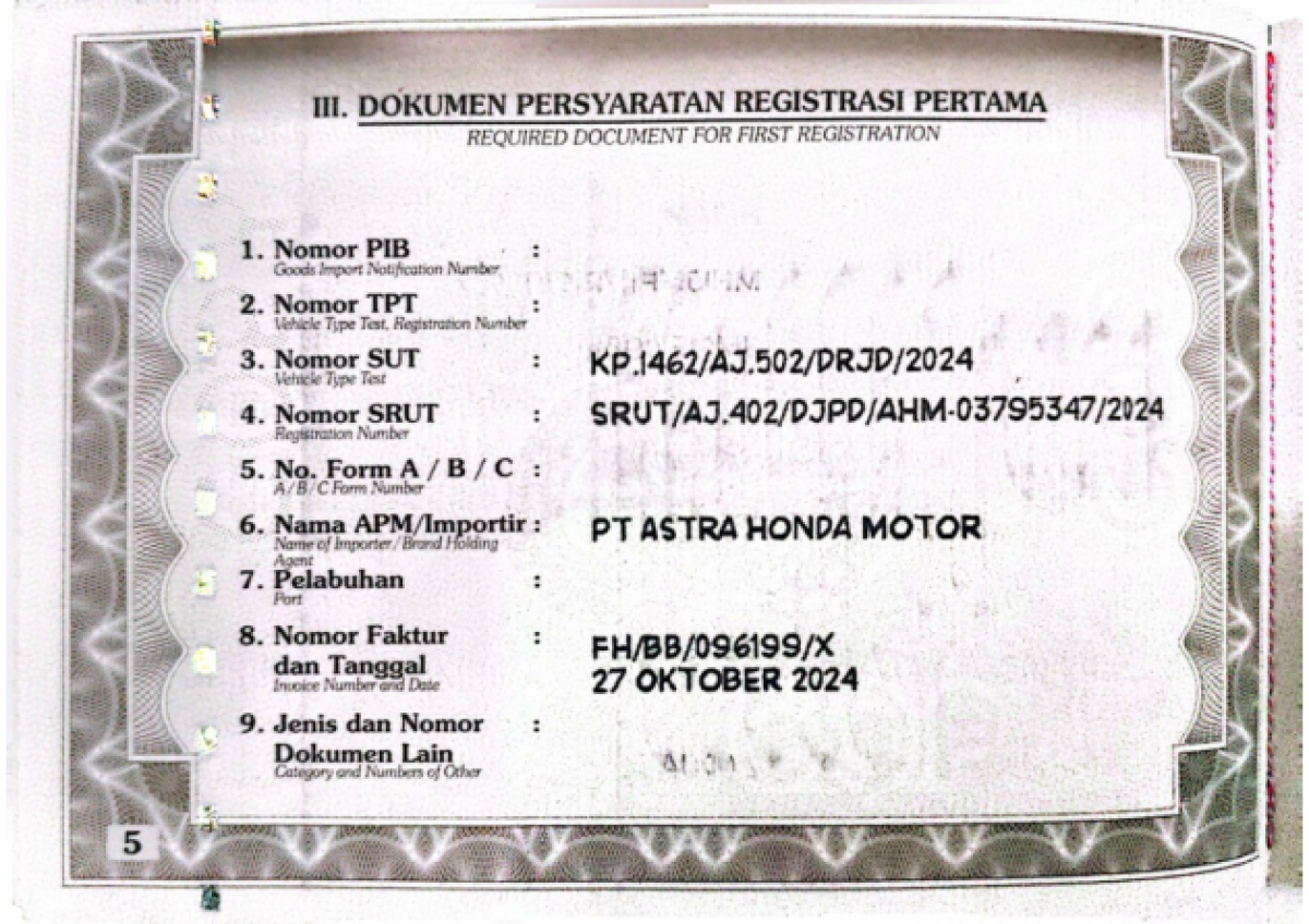 HONDA ALL NEW BEAT DELUXE ESP CBB ISS