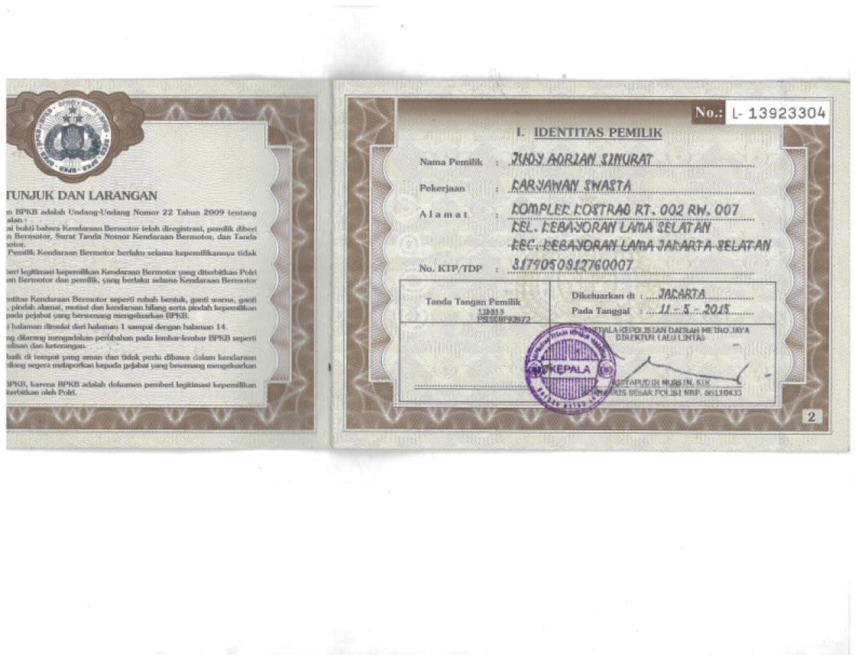 HONDA  CR-V  RM1 2WD 2.0