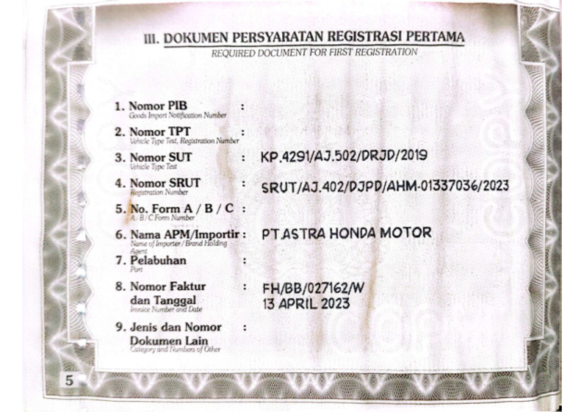 HONDA ALL NEW BEAT DELUXE ESP CBB ISS