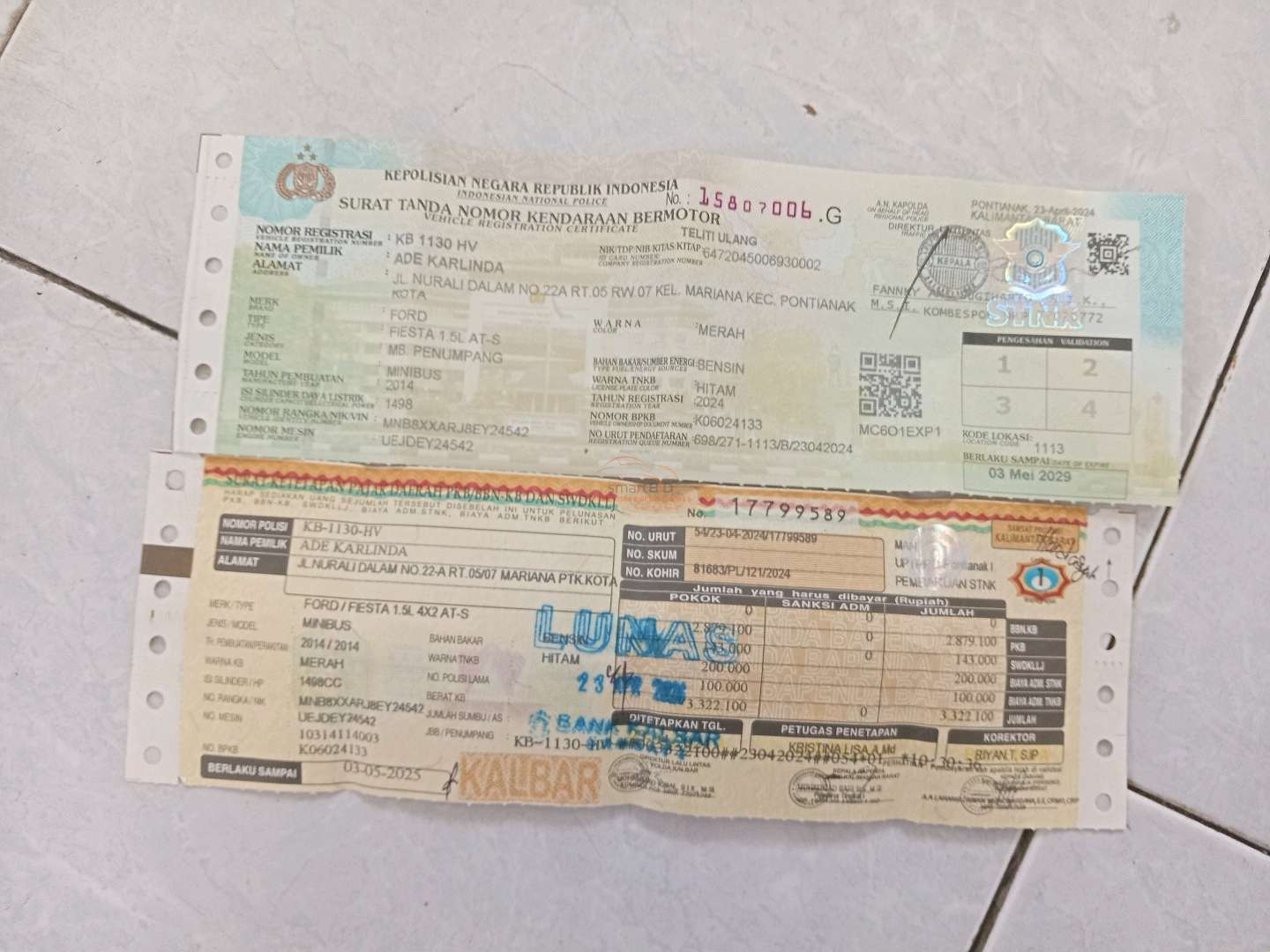 FORD FIESTA1.6L AT S