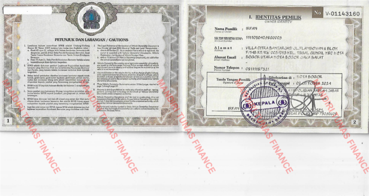 WULING CONFERO 1.5 DB MY (4X2)