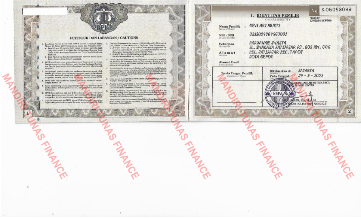 WULING CONFERO 1.5 DB MY (4X2)