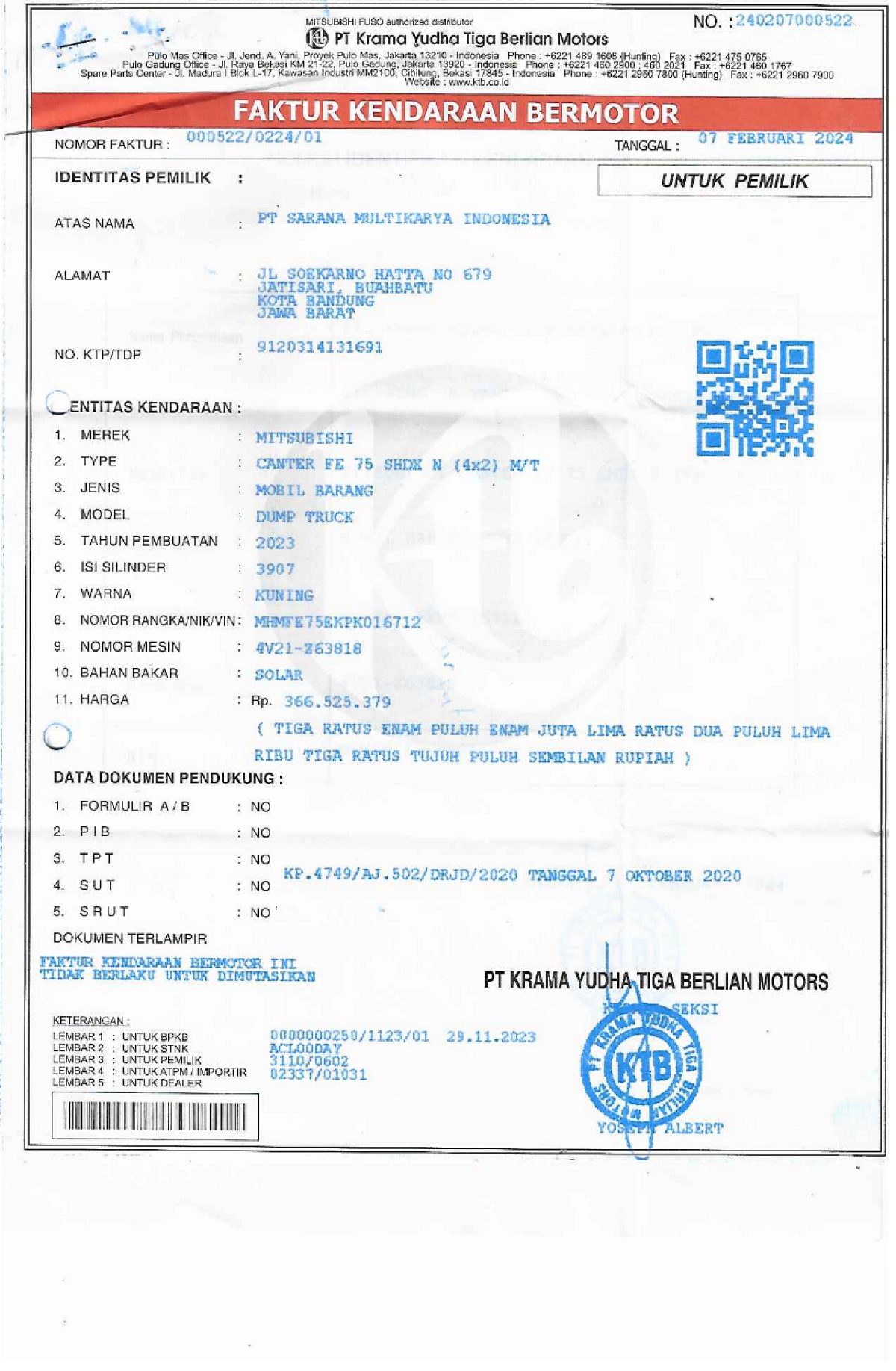 MITSUBISHI  FE  75 SHDX