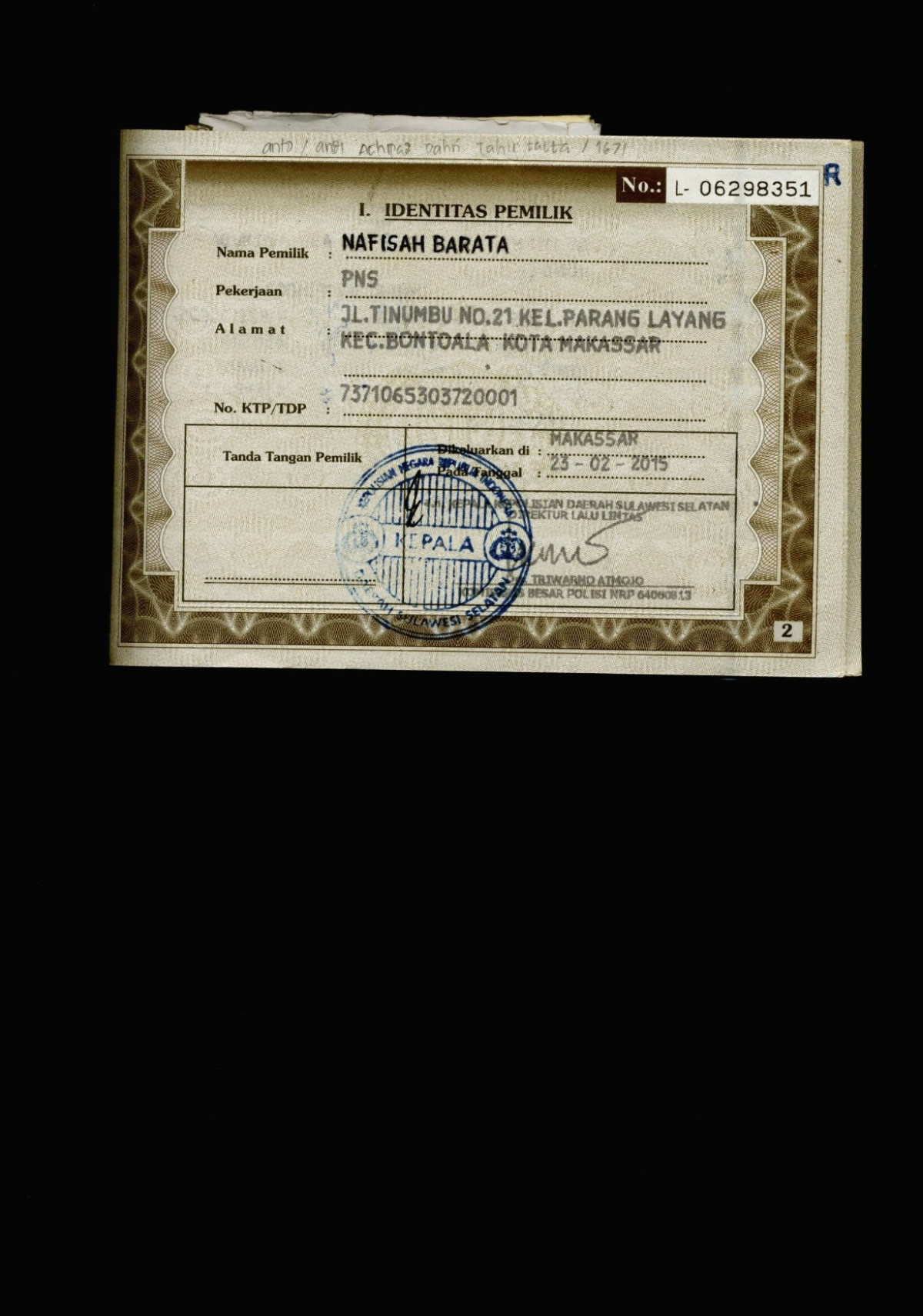 HONDA HRV RU5 1.8 RS