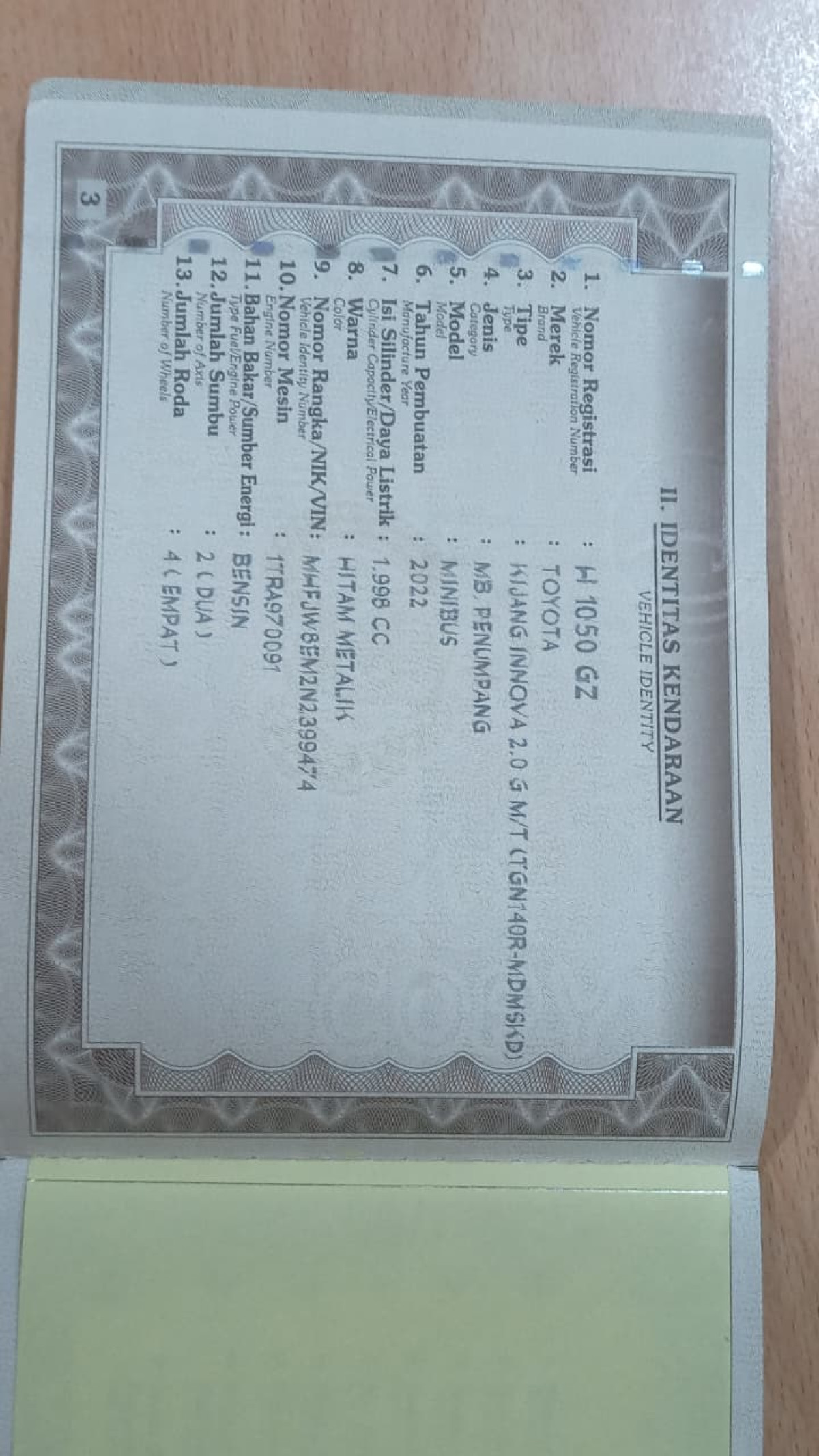 TOYOTA  KIJANG  INNOVA G