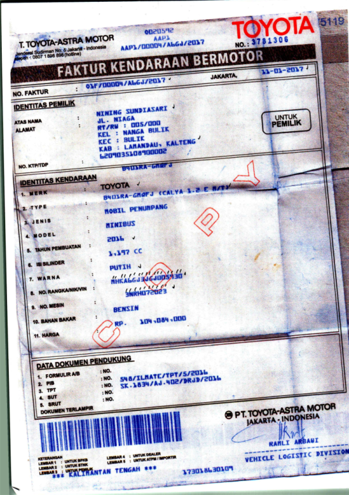 TOYOTA CALYA 1.2 E M/T