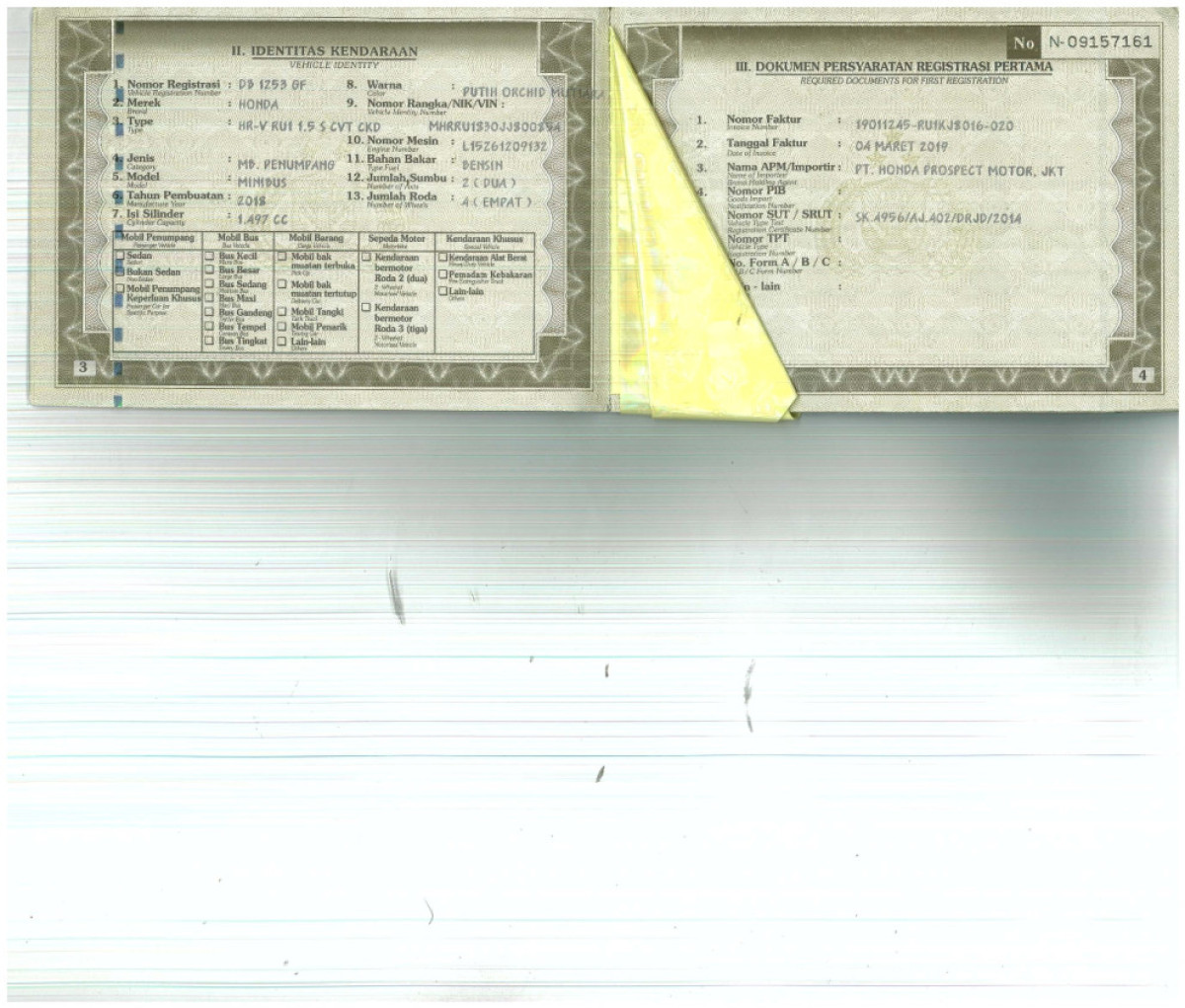 HONDA  HRV  RU1 1.5 S