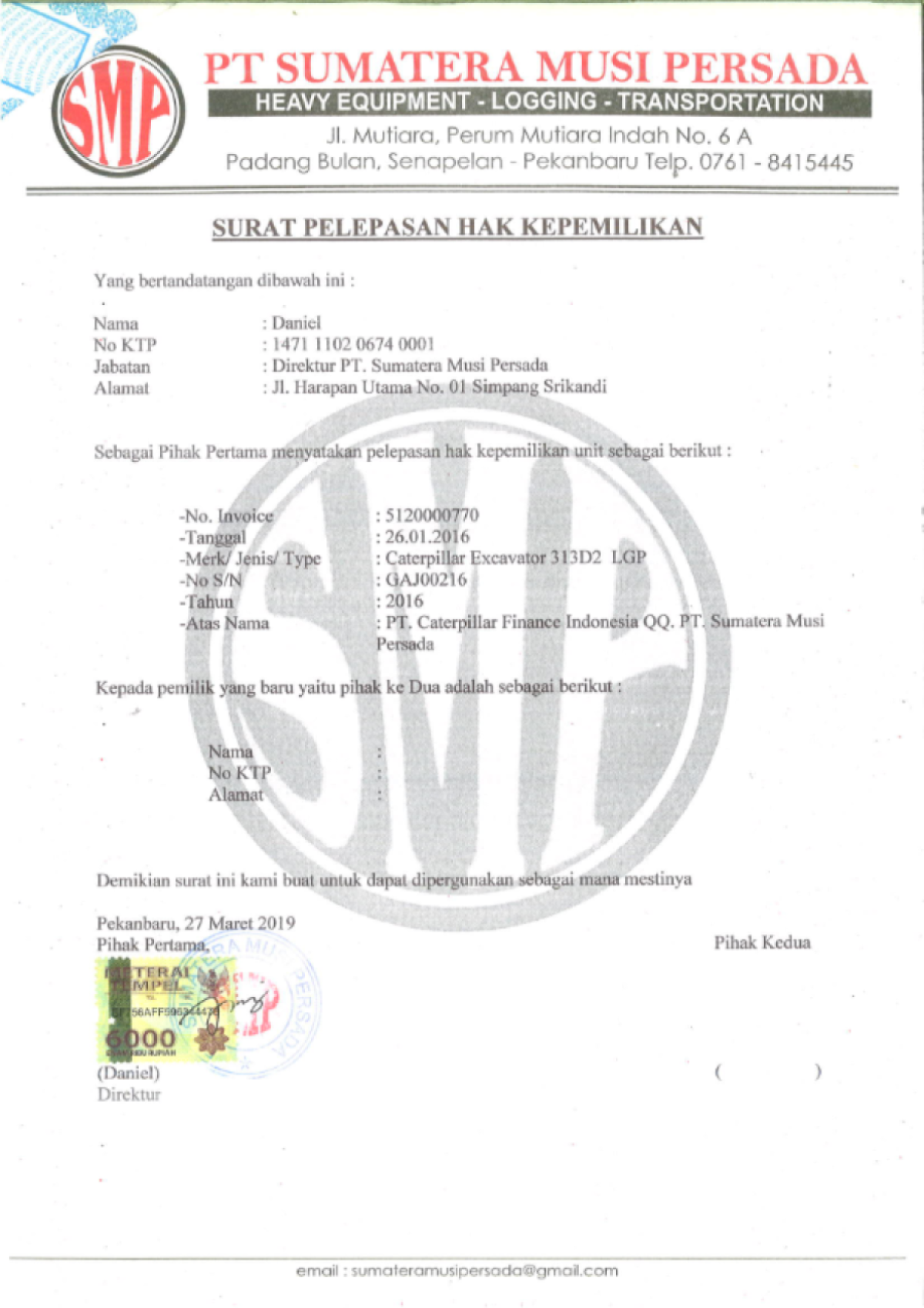 CATERPILLAR 313D2LGP