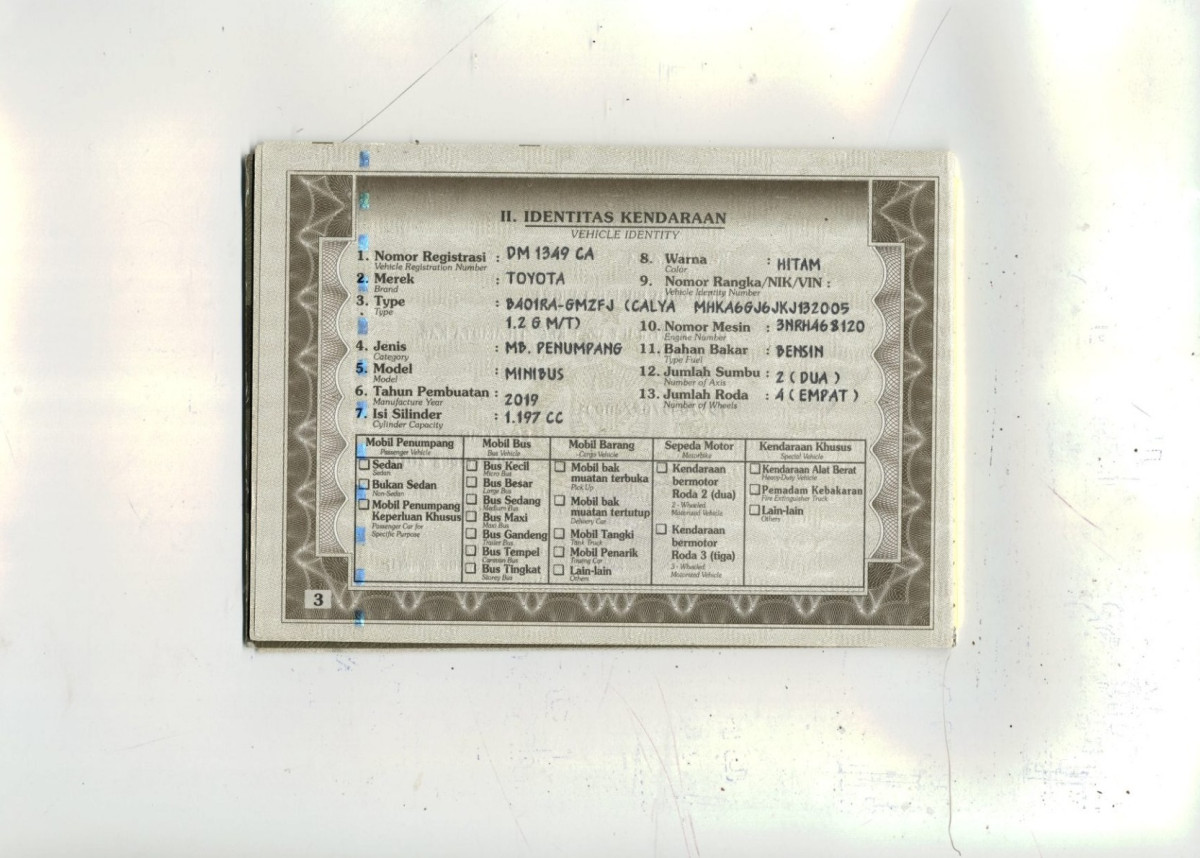 TOYOTA CALYA 1.2 G M/T