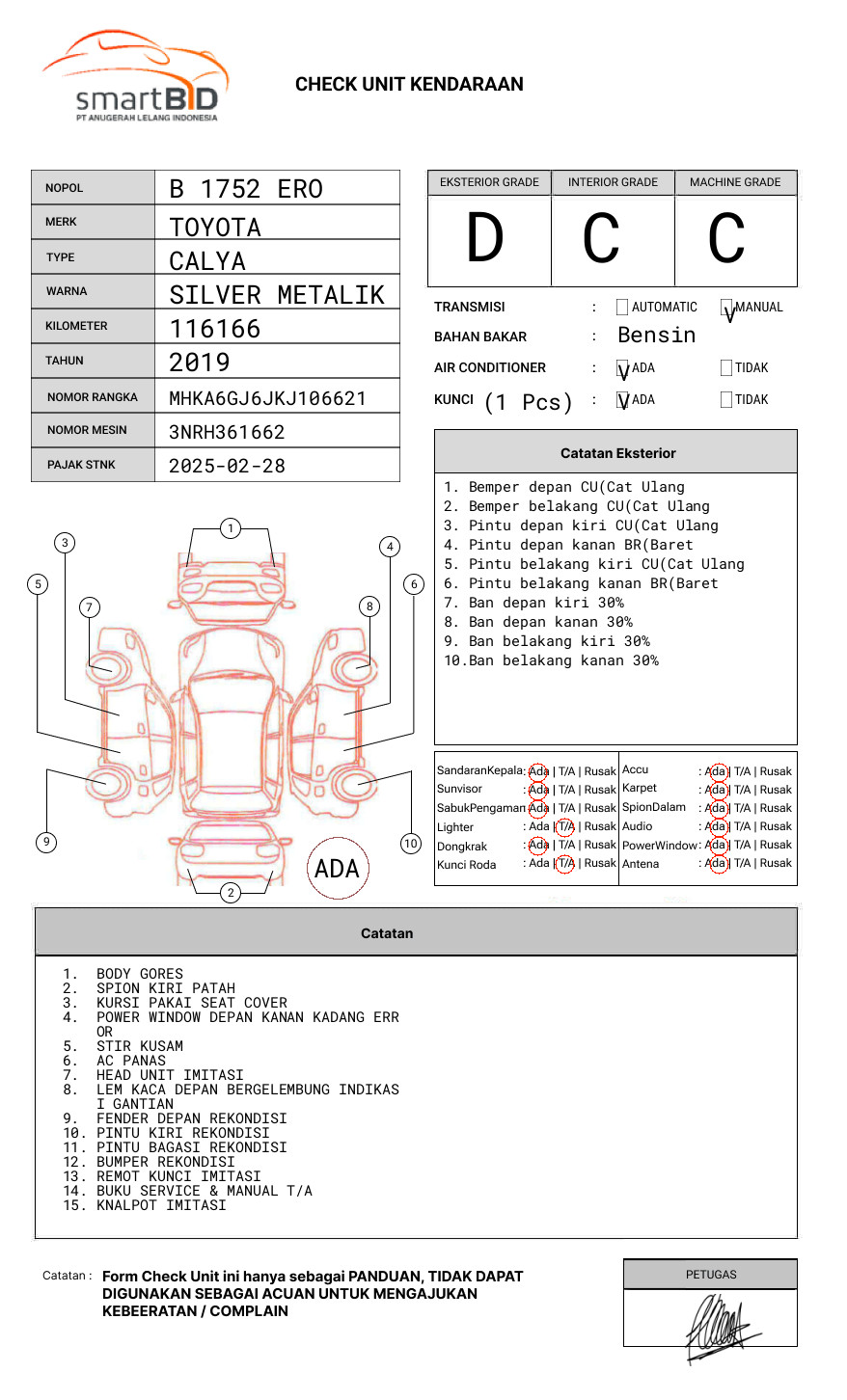 TOYOTA CALYA 1.2 G M/T