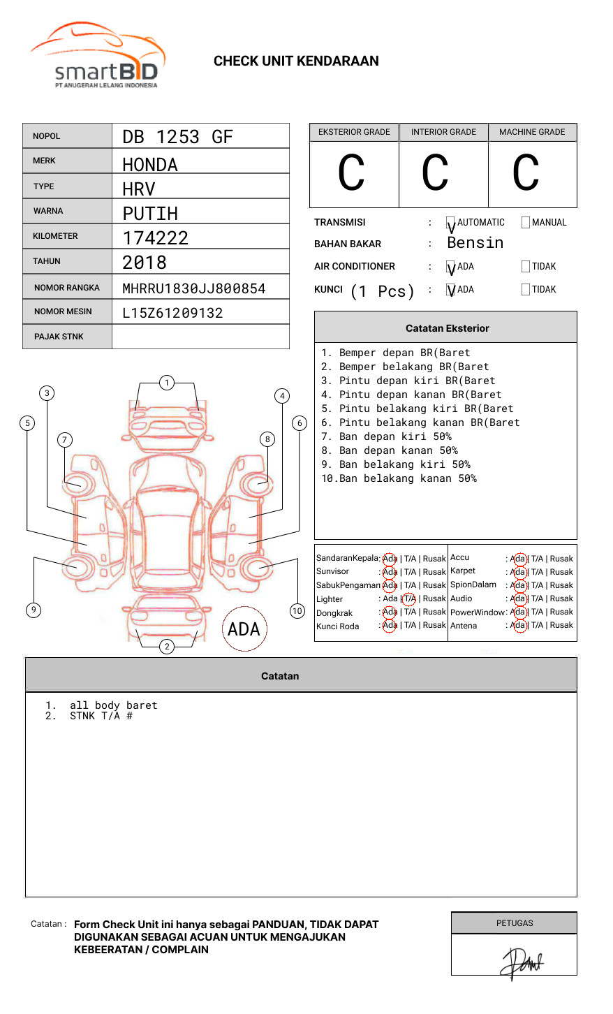 HONDA  HRV  RU1 1.5 S
