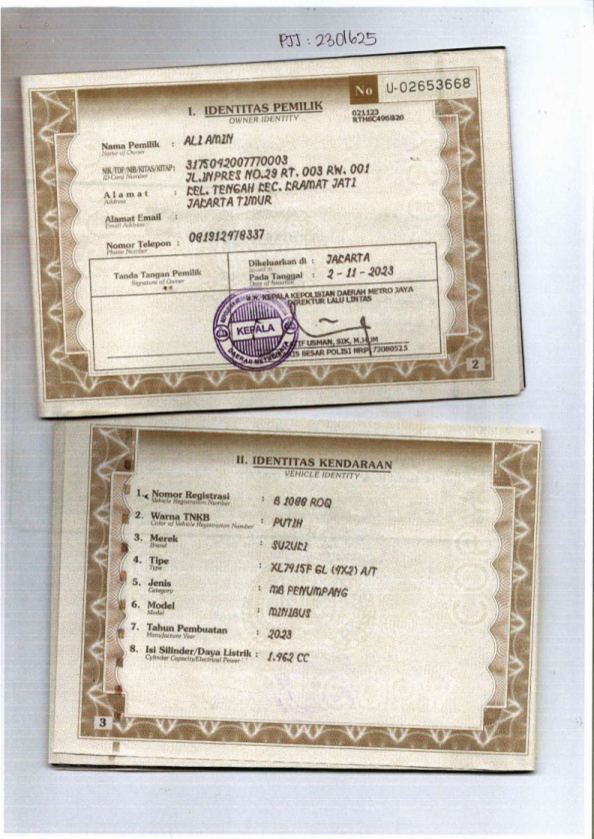 SUZUKI  XL7 XL 7415F GL 4X2 MT