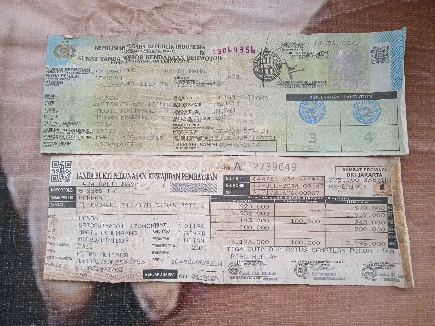 HONDA BRIO SATYA DD1 1.2 S