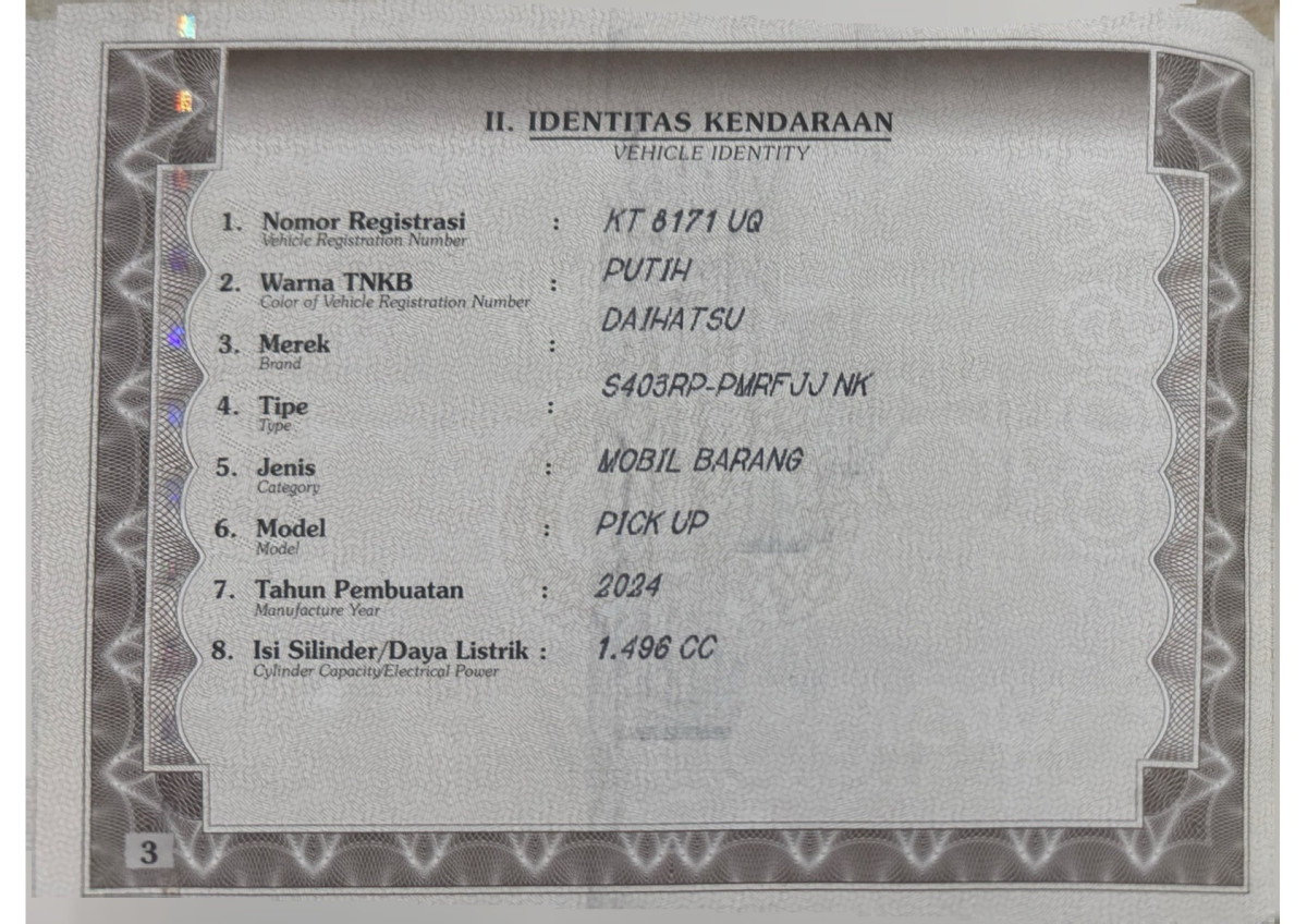 DAIHATSU GRAN MAX PICK-UP 1.5