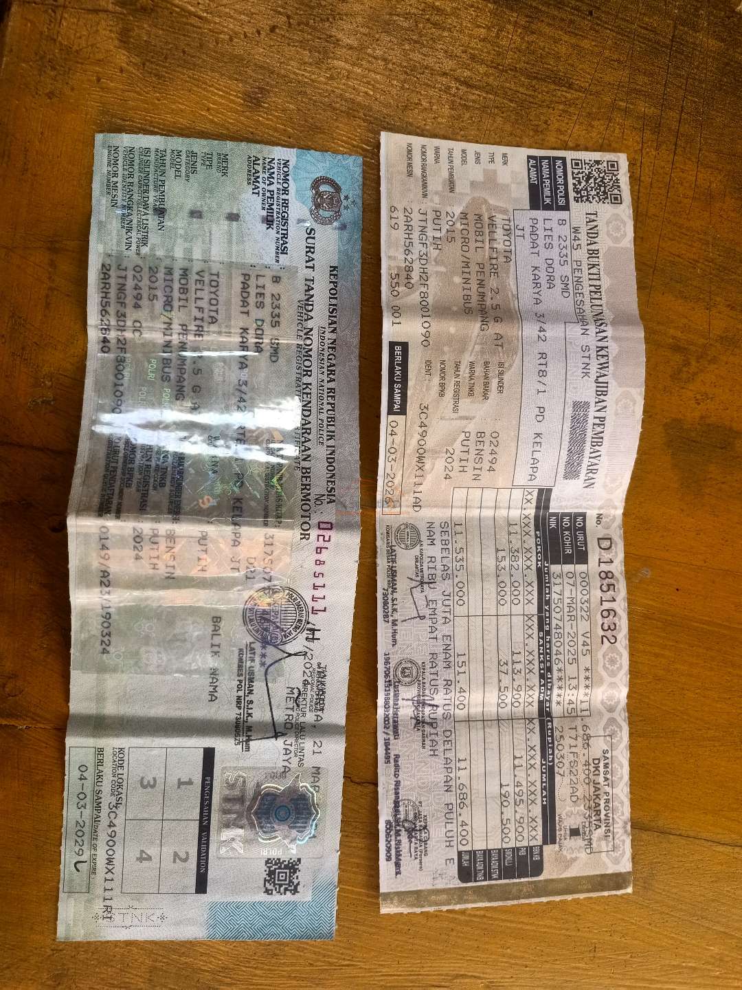 TOYOTA VELLFIRE 2.5G