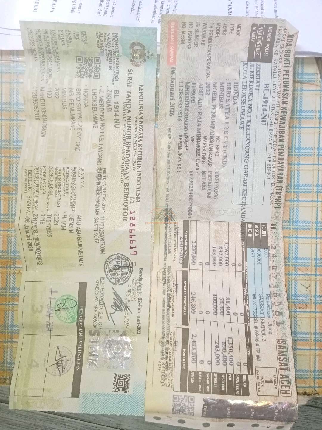 HONDA BRIO SATYA 1.2 E