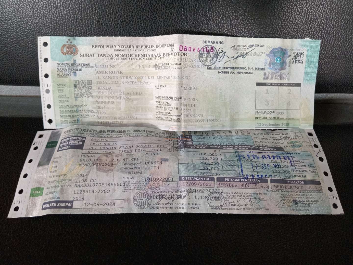 HONDA BRIO SATYA DD1 1.2 E