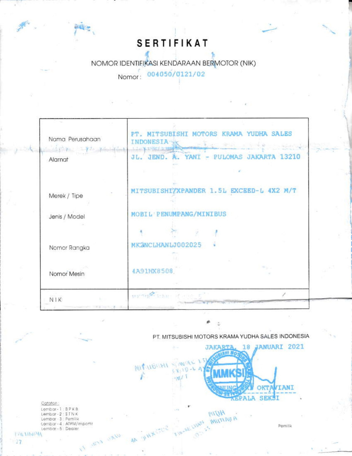 MITSUBISHI XPANDER 1.5L EXCEED