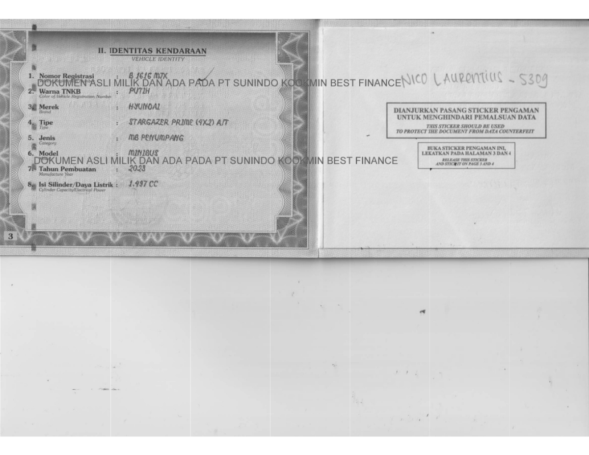 HYUNDAI STARGAZER PRIME 4X2