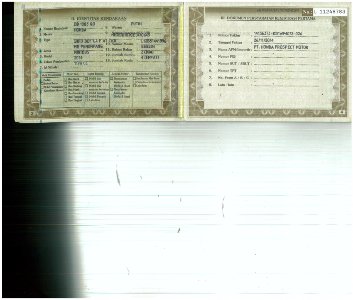 HONDA  BRIO  DD1 1.2 E