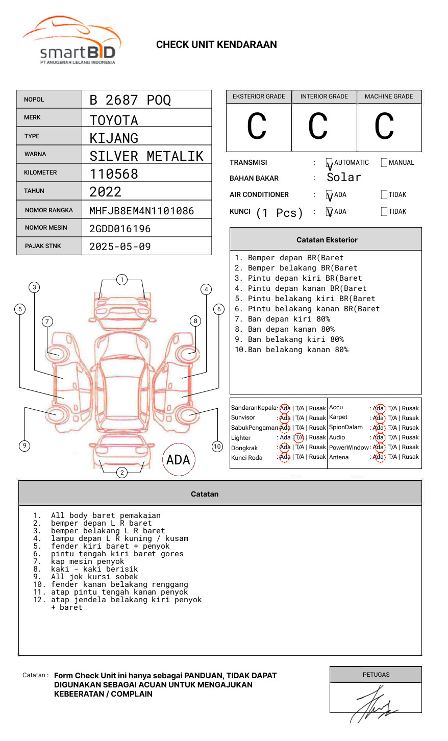 TOYOTA KIJANG INNOVA G