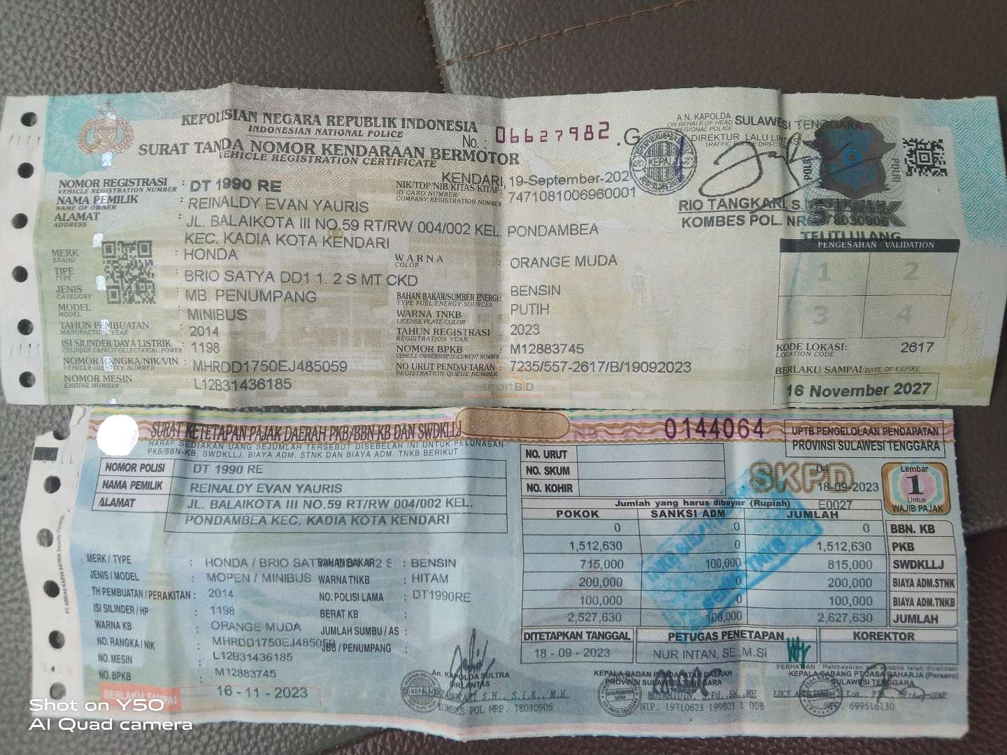 HONDA  BRIO  SATYA DD1 1.2 S