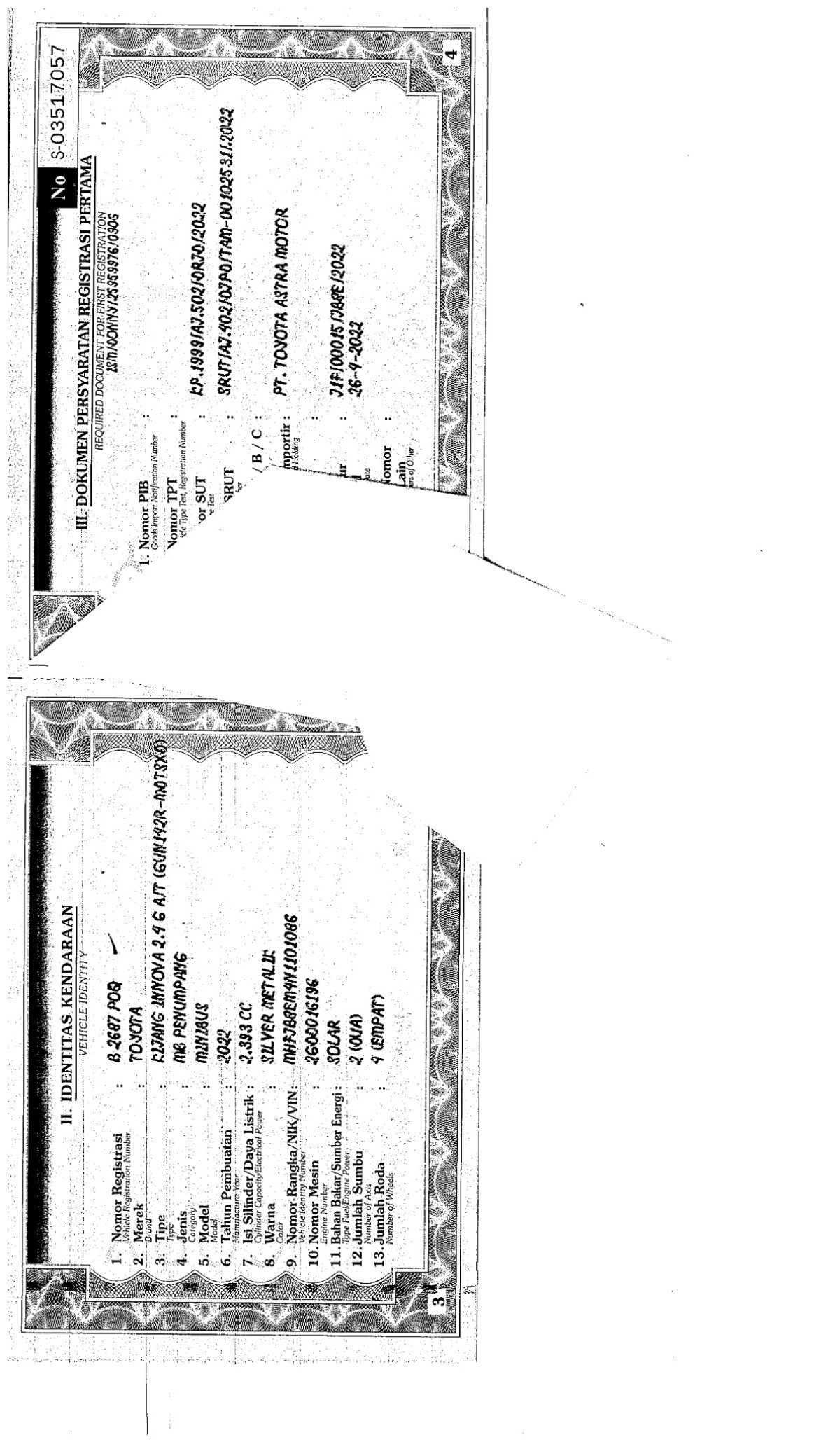 TOYOTA KIJANG INNOVA G