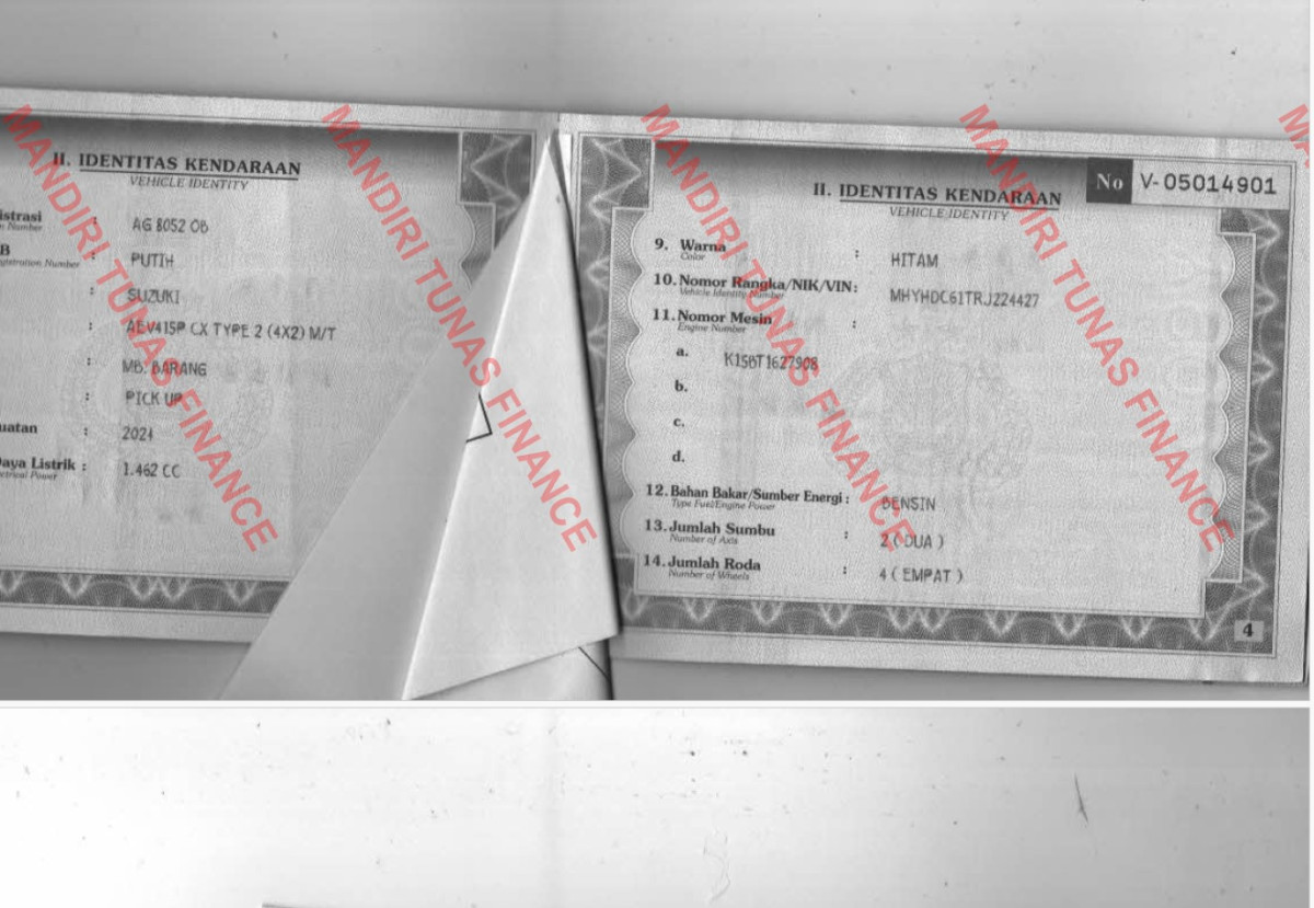 SUZUKI NEW CARRY PU CX