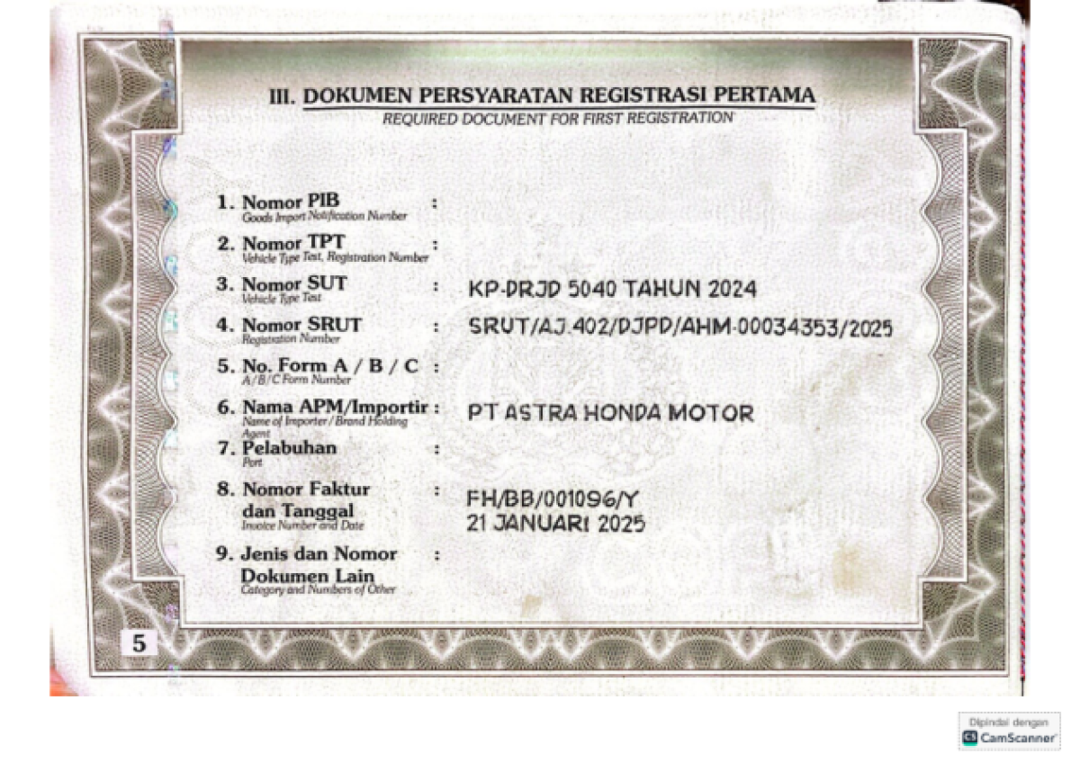 HONDA SCOOPY PRESTIGE