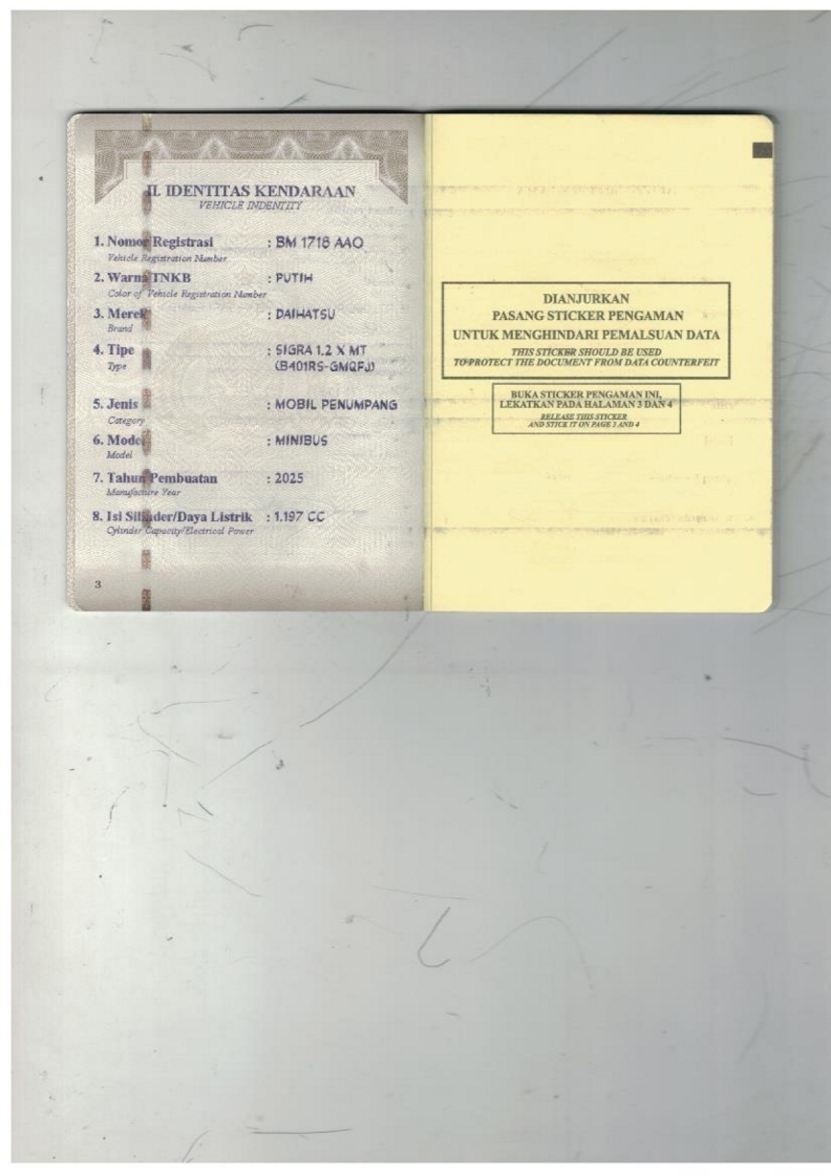 DAIHATSU  SIGRA  1.2 X