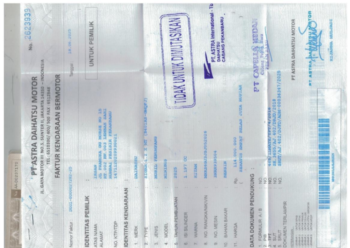 DAIHATSU  SIGRA  1.2 X