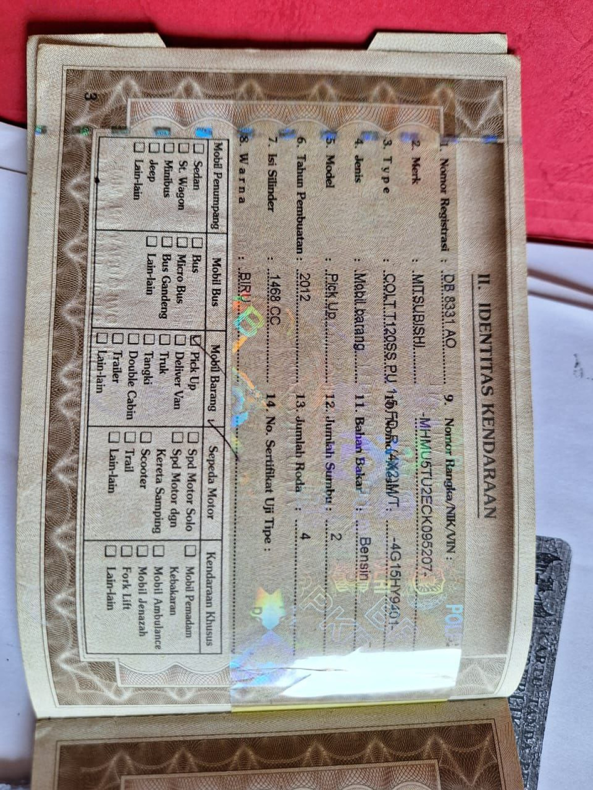 MITSUBISHI COLT  T 120 SS