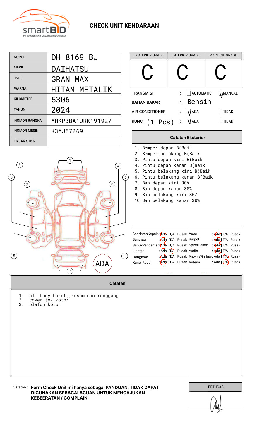 DAIHATSU GRAN MAX PICK-UP 1.3