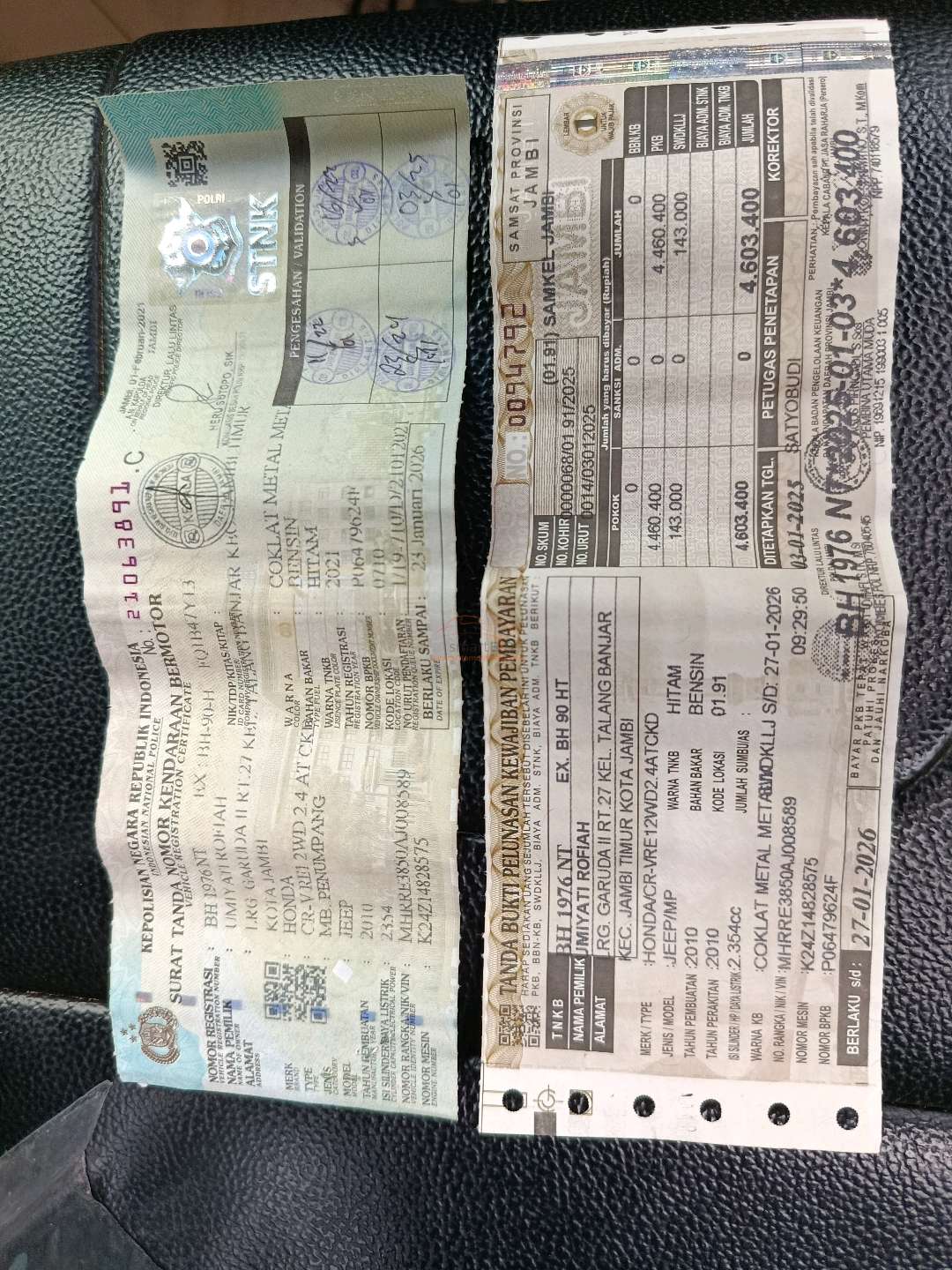 HONDA CR-V RE1 2WD 2.4 A/T