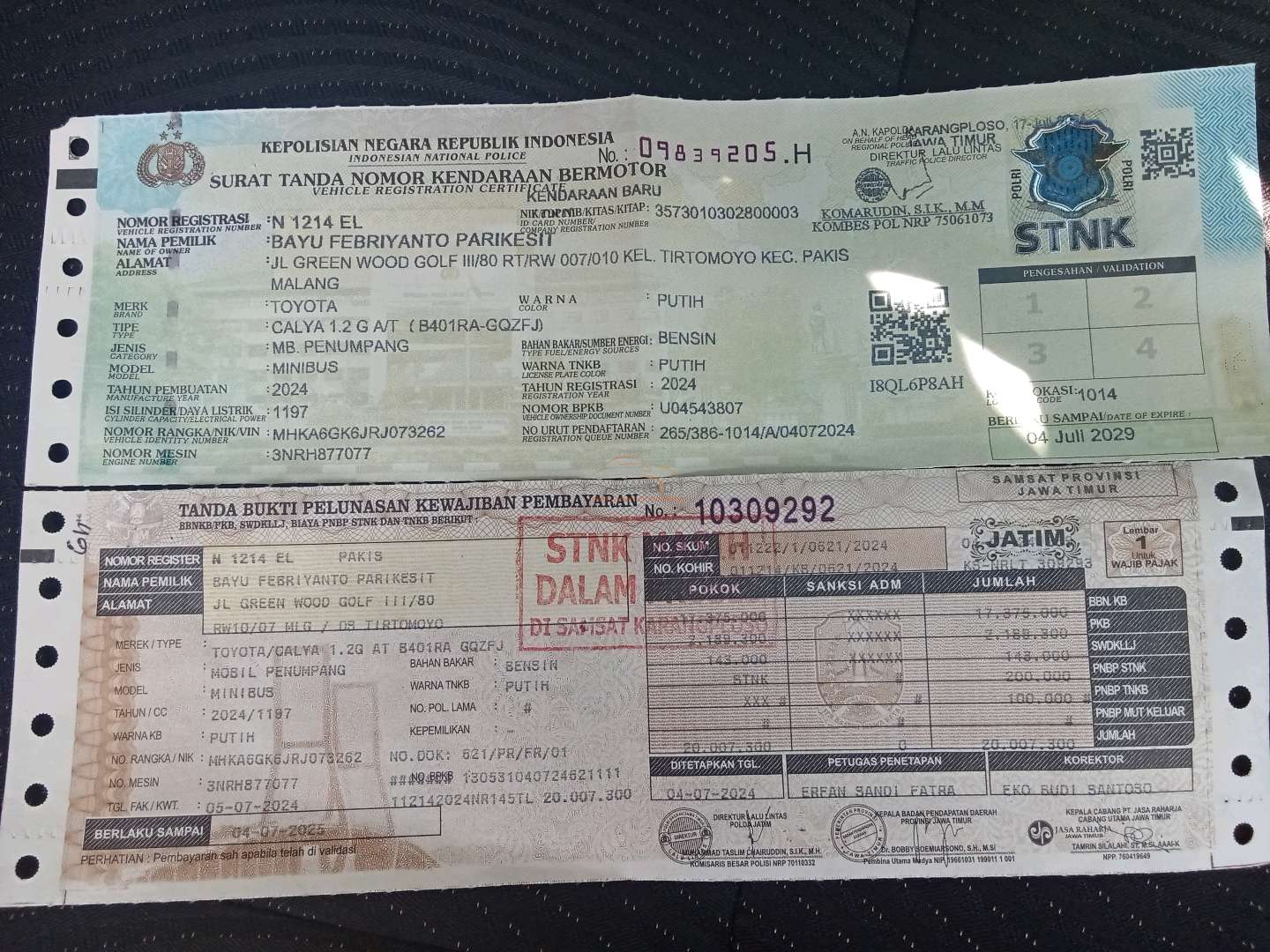 TOYOTA CALYA 1.2 G A/T