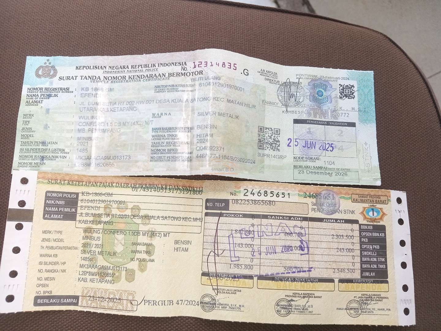 WULING CONFERO 1.5 DB MY (4X2)