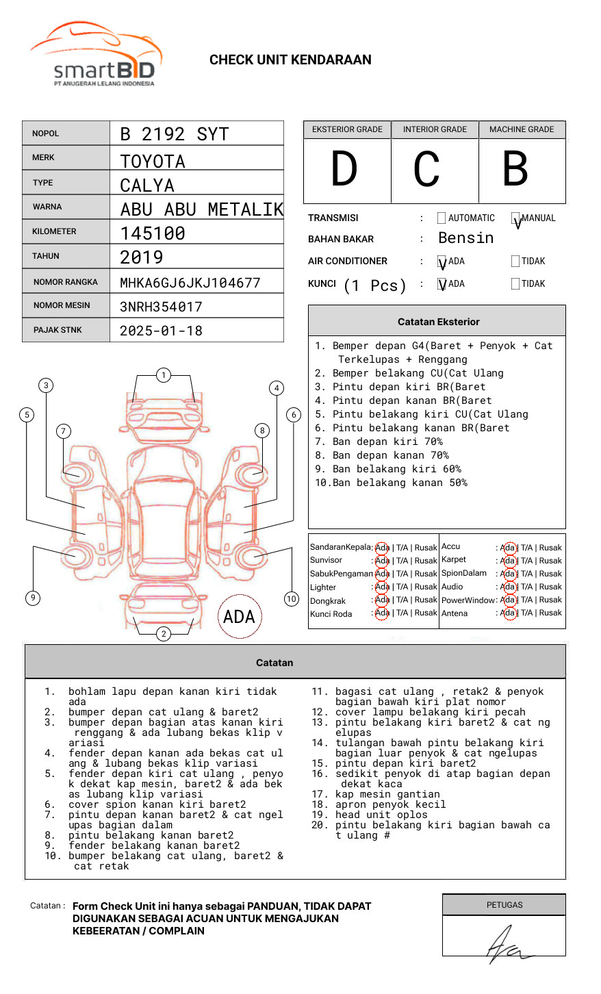 TOYOTA CALYA 1.2 G M/T