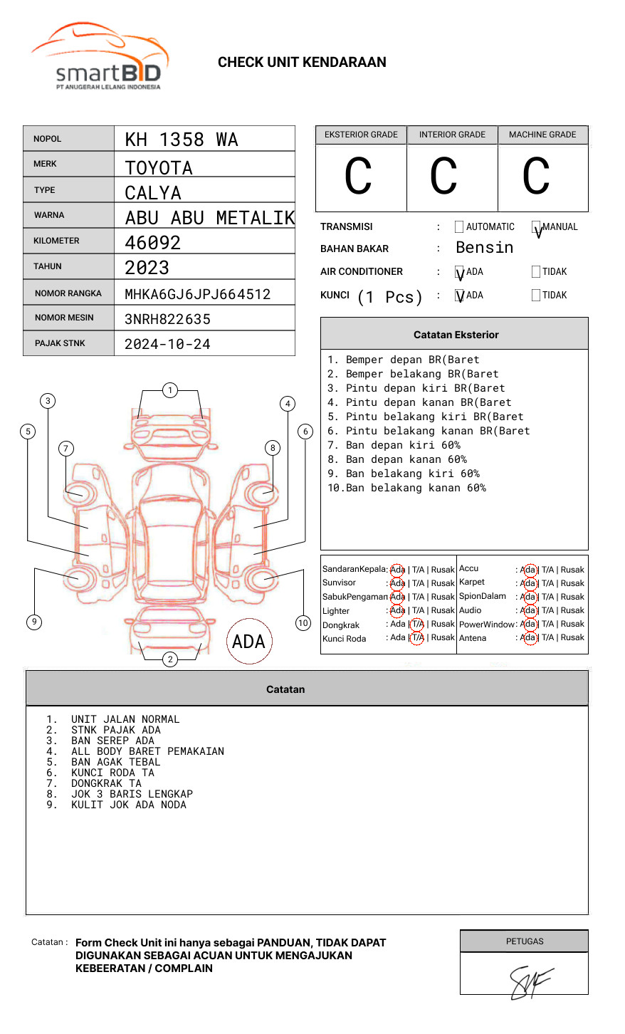 TOYOTA CALYA 1.2 G M/T