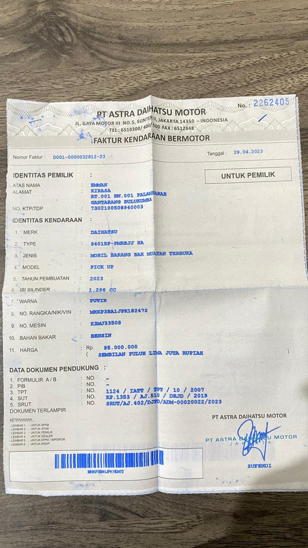 DAIHATSU GRAN MAX  PICK-UP