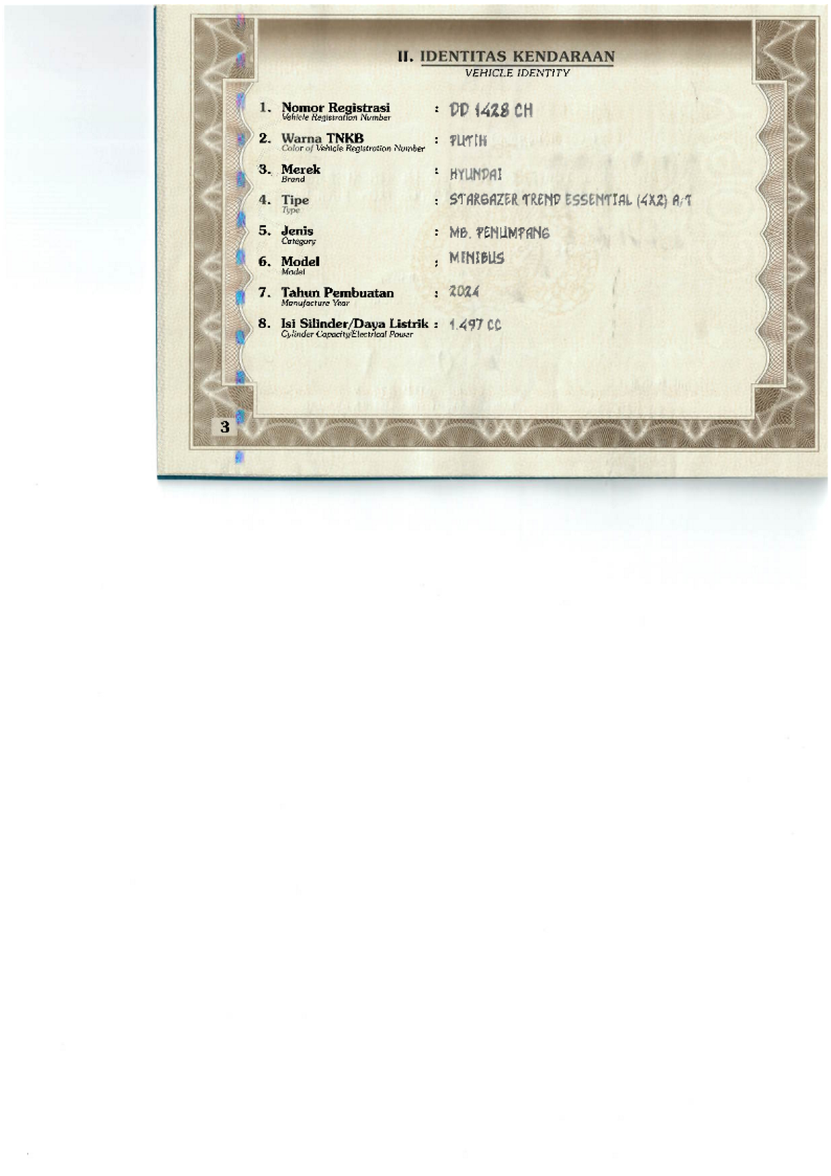 HYUNDAI  STARGAZER  TREND