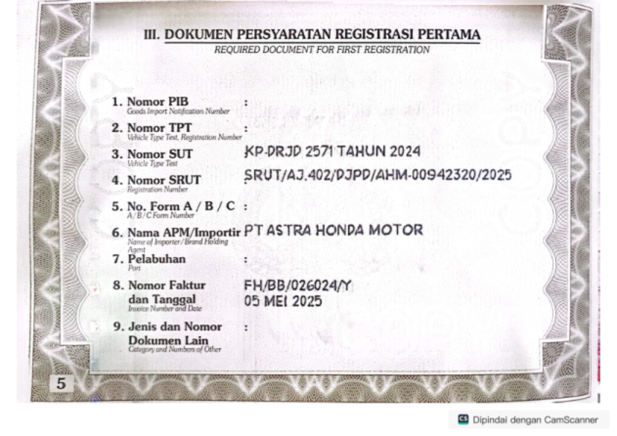 HONDA ALL NEW BEAT DELUXE ESP CBB ISS