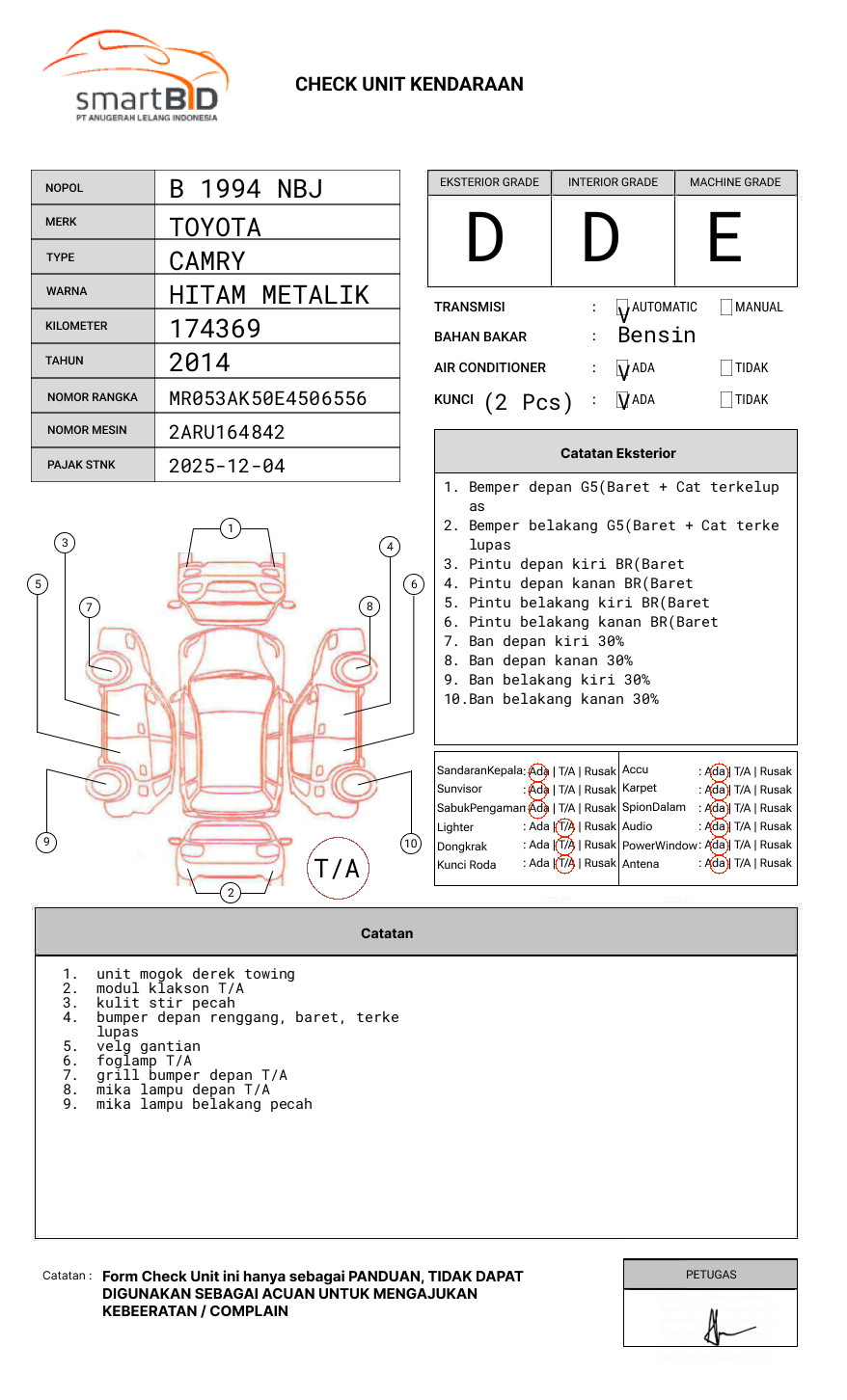 TOYOTA 2.5G