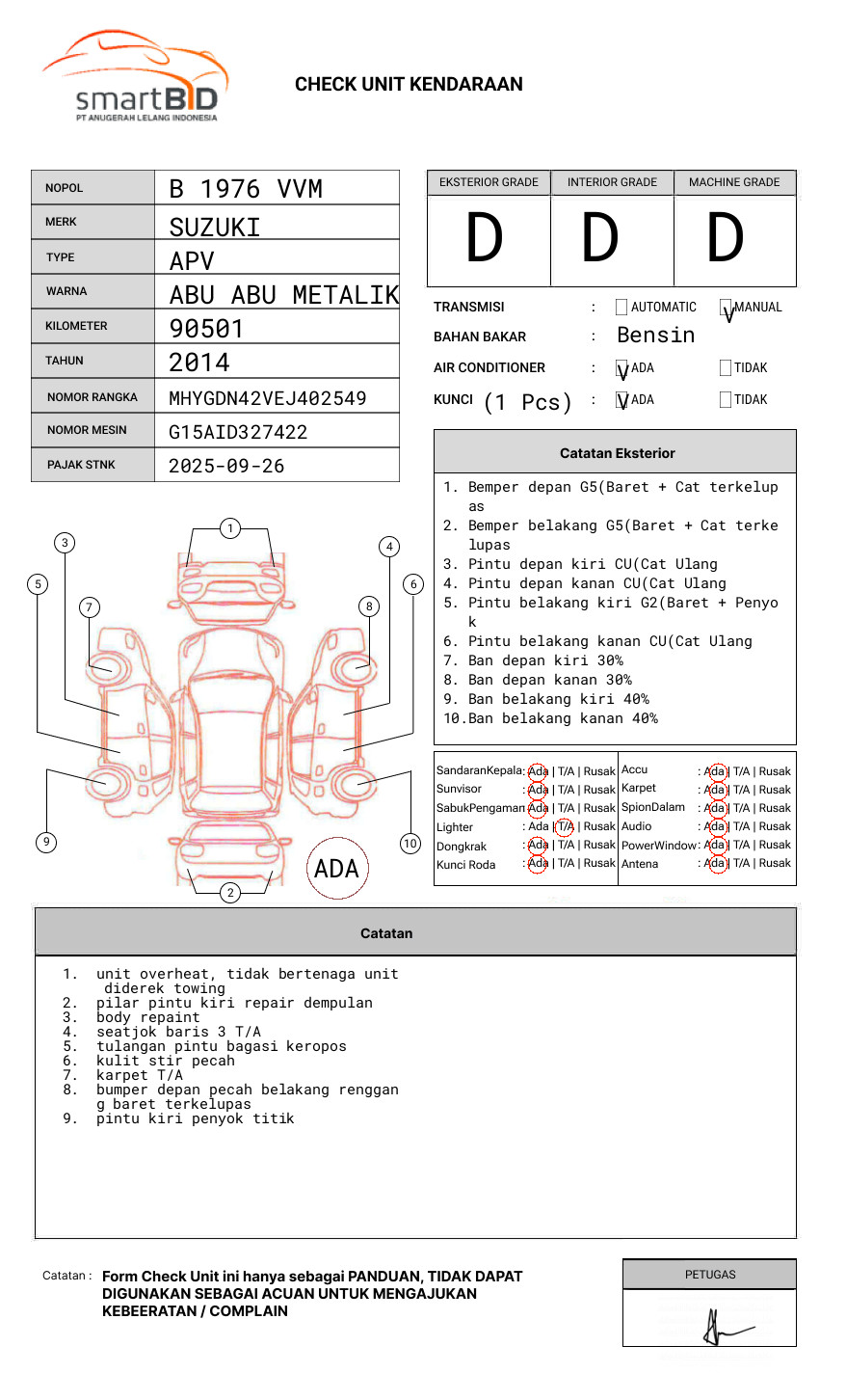 SUZUKI APV DLX