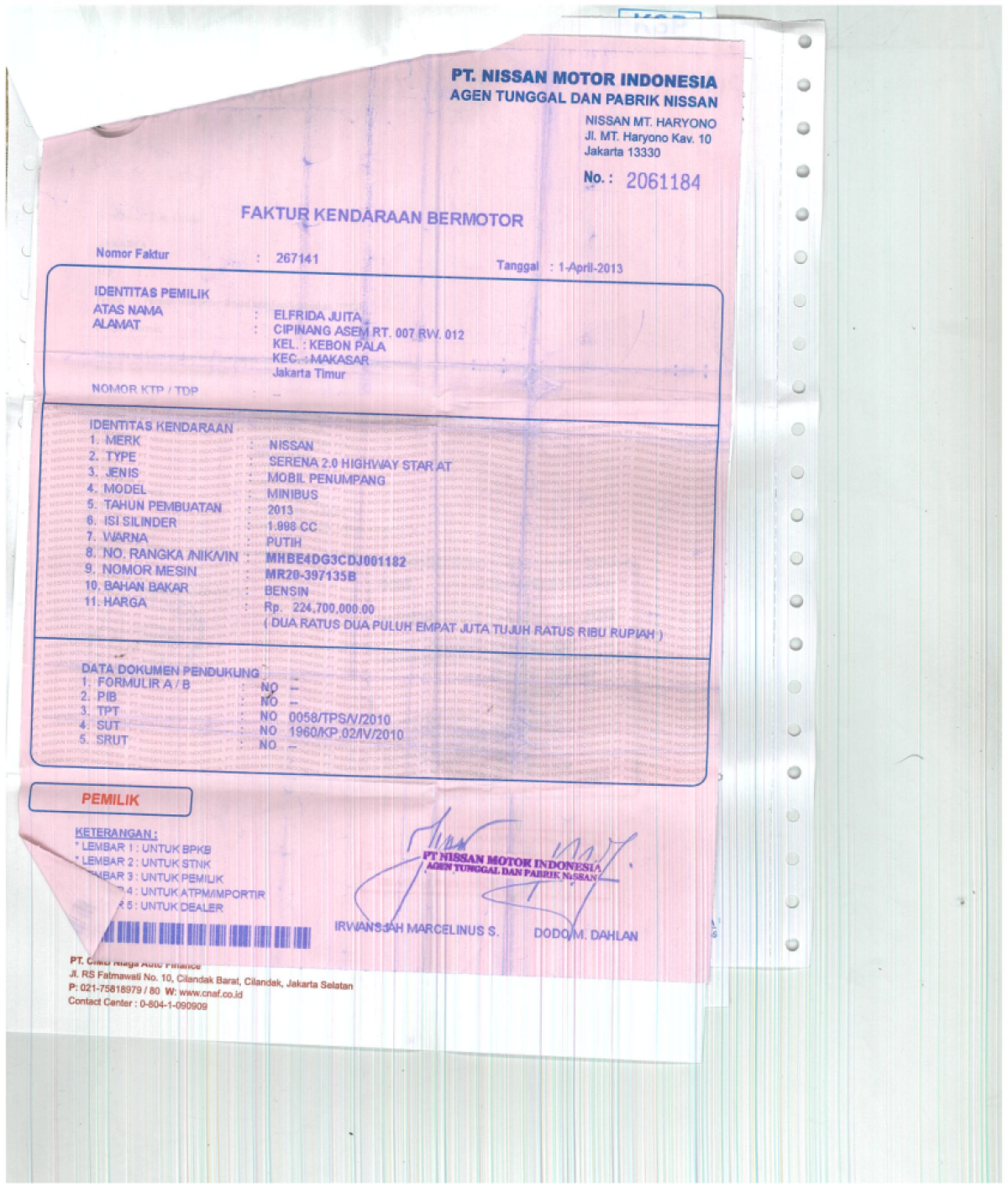 NISSAN SERENA HIGWAY STAR 2.0